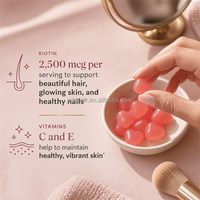 Formule personnalisée de complexe de collagène 1000mg – Complément anti-âge sain – Gommes de collagène pour les marques de soins de la peau et les centres de fitness
