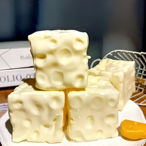 Palla Antistress Morbida da 7,5 cm, Grande, Trasparente, al Profumo di Olio di Cocco e Formaggio Blu, Effetto Vaseline, per Alleviare lo Stress - Vendita Calda - Product Image 2