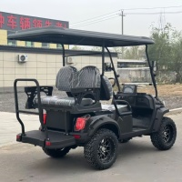 Voiture de golf électrique professionnelle 60V multifonctionnelle tout-terrain 4 places