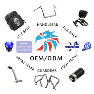 Stock Australien - Soldes - Guidons surélevés de 12 et 14 pouces pour motos <span class=keywords><strong>Harley</strong></span>-<span class=keywords><strong>Davidson</strong></span> 2013-2017 (12', 14', 16''). - Product Image 6