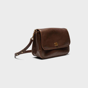 Sac à main en cuir véritable pour femme, élégant, en cuir de vachette souple, avec fermeture boutonnée, nouveau sac à main en cuir véritable - Product Image 4