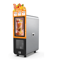 2026 Fruit Smoothie Automaat RVS Elektrolytisch Water Sterilisatie Heetwater Spoeling QR Code SDK Integratie