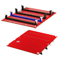 Combo 3 en 1 pour testeur de mémoire DDR3/4/5 RDIMM/UDIMM pour ordinateur de bureau PC, carte de test de mémoire DDR3/DDR4/DDR5 avec indicateurs LED