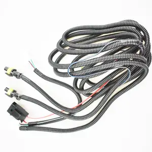 Car Fog Light H11 Wiring Harness Fuse Relay Cable Switch Kit For S-uzuki Swift III MZ EZ Hatchback 2005-2009