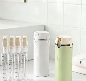 Boîte de voyage portable 4-en-1 pour cosmétiques, flacon de toilette rechargeable, distributeur d'émulsion anti-fuite, en ABS+PET, 30 ml - Product Image 1
