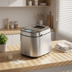 SOHEF Máquina para Hacer <span class=keywords><strong>Pan</strong></span> con Voltaje Global, Adaptación Automática 100-240V, Compacta para 2.5LB, Ideal para RV, Apartamentos y Reventa en el Mercado Global - Product Image 1