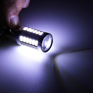 Lampadina LED per Auto S25 1157 BAY15D <span class=keywords><strong>P21</strong></span>/<span class=keywords><strong>5W</strong></span> 1156 BA15S BAU15S P21W PY21W 5730/5630 33SMD, Luce di Retromarcia <span class=keywords><strong>12V</strong></span> <span class=keywords><strong>5W</strong></span> - Product Image 5