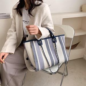 Bolsa de lona de alta calidad y a la moda con asa, bolso de diseñador para mujer, bolso de lujo. - Product Image 2