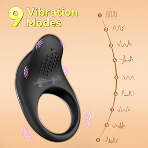 Yeni gelen esnek silikon Penis halkası vibratör titreşimli halka erkekler için seks oyuncakları çift - Product Image 2