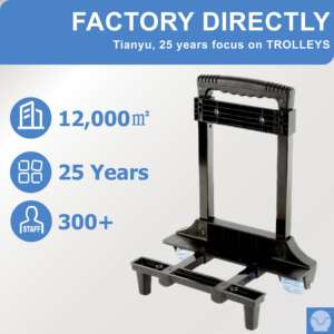 Waterproof Portable Metal Wheeled Handle for Schoolbag and <b>Luggage</b> - Product Image 2