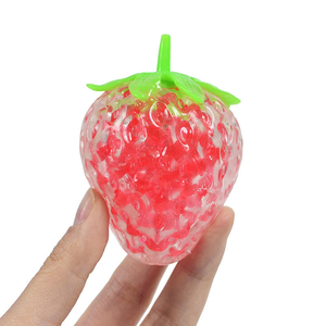 Wholesale Kawaii <b>Squeeze</b> TPR Customized Fruit Strawberry Squishy Toys Stress Relief Squishy Fidget <b>Ball</b> <b>Squeeze</b> Fruit Toys - Product Image 5