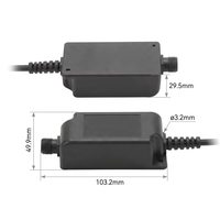 Alimentation LED étanche IP68 certifiée CE 12W à tension constante pour extérieur avec connecteur circulaire à vis de 2 broches