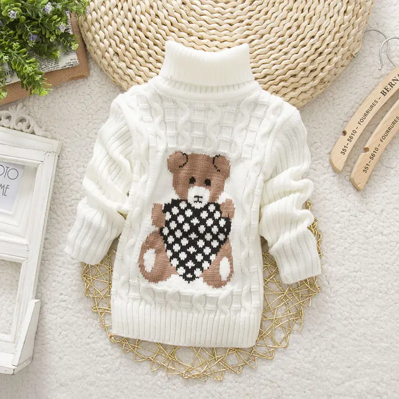 2024 Hot Selling Wholesale Kids Sweater Cute Winter Warm Kids Sweater