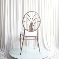 Chaises Chiavari Phoenix en aluminium empilables, modernes et luxueuses, en cuir PU, pour la location – Offre Spéciale