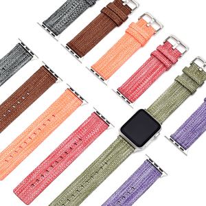 Bracelet de montre en toile de nylon 38 mm 41 mm 49 mm pour hommes et femmes, bracelet de sport pour montre intelligente Apple Watch Series 9/8/7/6/5/4/3/2/1/SE - Product Image 3