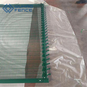 뜨거운 판매 <span class=keywords><strong>358</strong></span> 보안 안티 등반 메쉬 울타리 패널 스파이크 감옥 보안 - Product Image 6