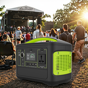 Có thể sạc lại cắm trại MPPT 540wh LiFePO4 năng lượng mặt trời Pin bên ngoài với tinh khiết Sine Wave Loại C xe điện đèn pin năng lượng mặt trời bảng điều khiển - Product Image 3