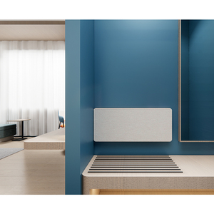 Juego de dormitorio minimalista con cabecero acolchado, muebles de dormitorio de hotel, armario, escritorio para hotel de negocios en la ciudad - Product Image 5