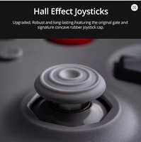 Controlador 8BitDo N64 BT Gris para Analogue 3D, Switch, Switch 2, Windows, Android con Joysticks de Efecto Hall