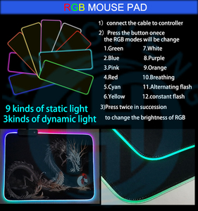 <strong>Large</strong> RGB Wireless Charging Gaming <strong>Mouse</strong> Pad Waterproof Sublimation Personalized Custom Desk <strong>Mat</strong> for Laptop Computer Keyboard - Product Image 4
