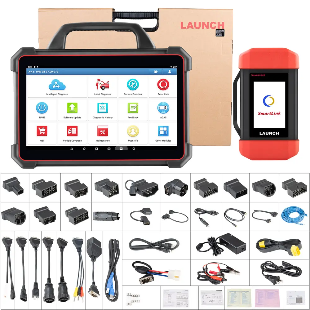 For Launch X-431 PAD VII PAD 7 with ADAS Calibration Automotive Diagnostic Tool Support Online Coding and Programming