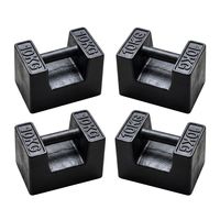 TIANQING Poids rectangulaires en fonte de 25 kg, peints, avec précision M1/M2, garantie 1 an pour la mesure et l'étalonnage sur balance de table