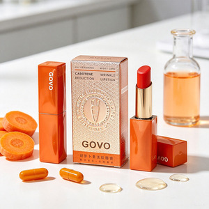 Baume à lèvres en gros <span class=keywords><strong>GOVO</strong></span>, marque privée, logo personnalisé, hydratant, réparateur pour lèvres sèches, soin des lèvres naturel et végétalien, usine de cosmétiques - Product Image 4