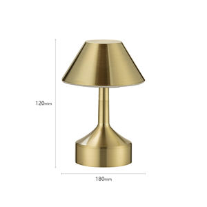 Lampe de table LED sans fil moderne rechargeable portable à commande tactile RGB en aluminium CRI 90 2700K-6000K pour restaurant, bar, hôtel, décoration - Product Image 1