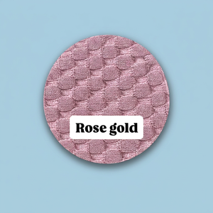 Tela de Punto Acanalado de Poliéster Color Oro Rosa, Material Elástico Texturizado para la Fabricación de Ropa y Prendas de Moda, Venta al Por Mayor - Product Image 6