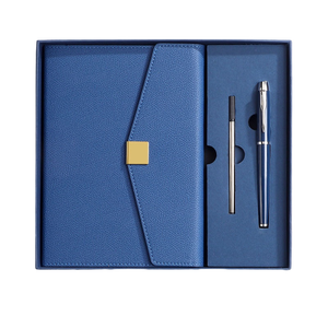 Set de Regalo Empresarial de Lujo, Cuaderno A5 de Cuero PU con Bolígrafo, Taza Térmica, USB, Logotipo Personalizado, Regalos Promocionales Corporativos - Product Image 1