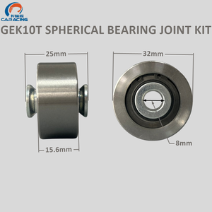 Ensemble de rotule GEK10T, alésage 8 mm, diamètre extérieur 25 mm, acier au <span class=keywords><strong>carbone</strong></span> 1045/Chromoly, certifié ISO9001, autolubrifiant - Product Image 6