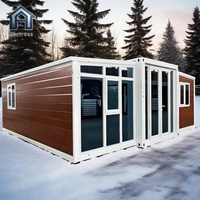 Casa Contenedor Prefabricada Personalizada de 40 Pies, Expandible, en Venta, Casa Móvil, Casa Modular Prefabricada, Casa Contenedor de 3 Dormitorios