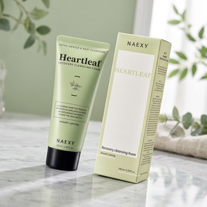 Espuma limpiadora de recuperación NAEXY Heartleaf 100ml el primer paso para limpiar y suavizar la piel producto caliente de alta calidad - Product Image 3