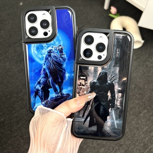 Black Frame Cool Men Epoxy Printed Phone Cases <span class=keywords><strong>para</strong></span> Samsung S26 A26 5G A07 S26 Ultra S25 FE A17 - Product Image 1