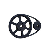 Poulie de compresseur d'air résistant à la Corrosion, 5 pièces, poulie à vitesse variable, ceinture en V