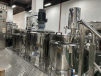 Homogénéisateur à haut cisaillement émulsifiant sous vide dentifrice faisant l'équipement de la Machine pour la ligne de Production de dentifrice