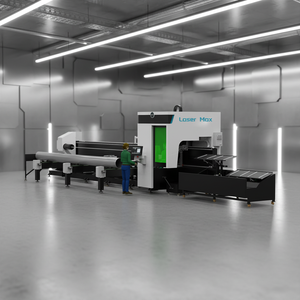 เครื่องตัดเลเซอร์กำลังสูง 3000 วัตต์ พร้อมระบบจับยึดสองจุดแบบแขวนด้านข้าง สำหรับท่อเหล็กขนาดเส้นผ่านศูนย์กลาง 110 มม. อุปกรณ์ CNC - Product Image 1
