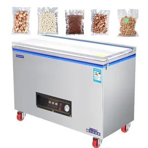 Máquina de envasado al vacío DZ 880, sellador de alimentos, carne, granos, Mesa