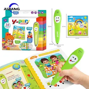 Giocattolo parlante inglese Logic sense Sound Reading Y-pen Kids Smart Digital Talking Pen Learning Machine per bambini