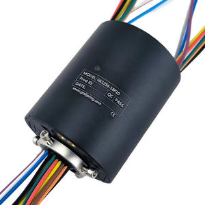 สลิปริงไฟฟ้าแบบวงกลม 360 องศา ข้อต่อหมุนได้ 18 ทาง วงจรอุตสาหกรรม 10A 440VAC/VDC 250 รอบต่อนาที - Product Image 1