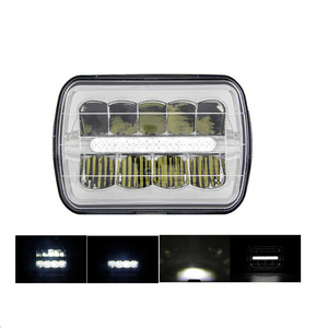 Flare <b>Star</b> Electronic 7 Inch Square <b>Led</b> Headlight 15000 Lm 6000K 12V Universal Fit For Retrofit Upgrade - Product Image 5