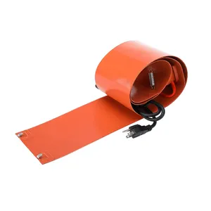 industrial 55 gallon 220v 2000w electric flexible silicone band 200l blanket drum heater
