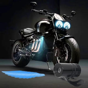<span class=keywords><strong>Accessoires</strong></span> pour moto, 2 pièces, projecteur LED sous le châssis de la moto, ailes d'ange fantômes, lumière laser, lumière LED pour moto - Product Image 6