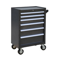 Chariot de rangement pour atelier, chariot à outils amovible 6 tiroirs, haute qualité 4 pièces