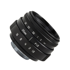 プロフェッショナルCA011A 25mmF1.8固定焦点カメラレンズシンプルバージョンCマウント第6世代マイクロシングルレンズ - Product Image 2