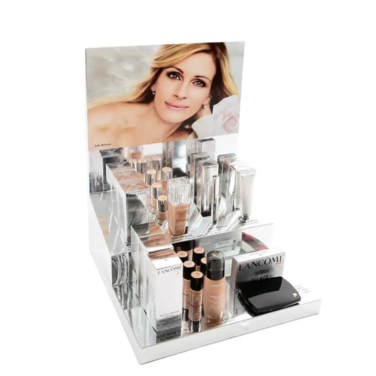 Kunden spezifische Acryl Kunststoff Hautpflege Produkt Display Makeup Stand Kosmetik Vitrine