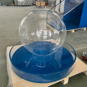 Aquarium acrylique à billes personnalisé en usine-Design géométrique unique pour aquariums modernes - Product Image 3