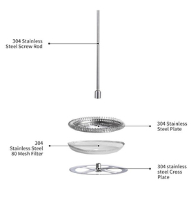 Cafetière ergonomique SEECIN <span class=keywords><strong>de</strong></span> qualité alimentaire en verre borosilicate résistant à la chaleur, non toxique, avec poignée - Product Image 6
