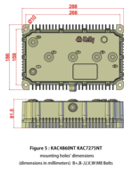 Controlador de Motor de Inducción CA Kelly KAC-HC IP66 Impermeable de Alta Corriente 48V 72V 84V 500A 600A 700A 800A 5-12kW con Control de Velocidad