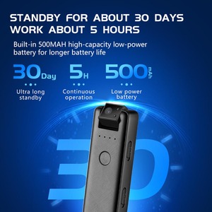 Caméra corporelle HD 1080P Enregistreur vidéo portable de petite taille avec <span class=keywords><strong>enregistrement</strong></span> en boucle, batterie 500 mAh Caméra de poche portable Intérieur/Extérieur PQ384 - Product Image 6